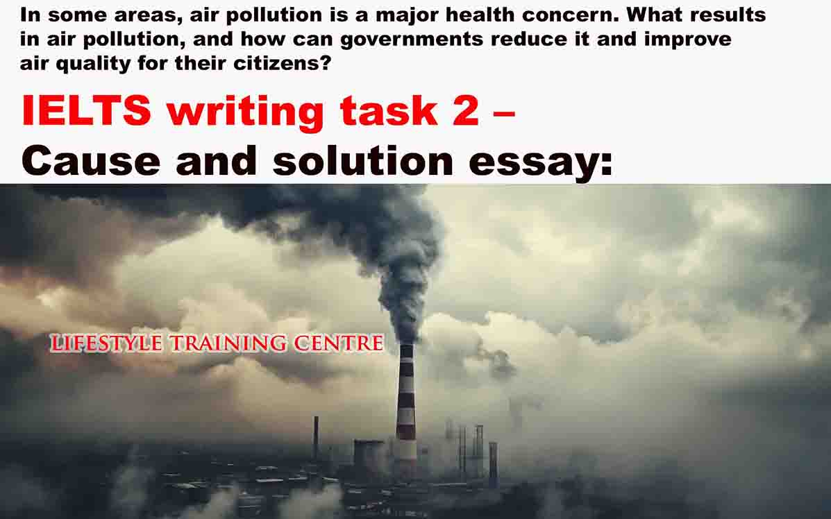 pollution essay of ielts