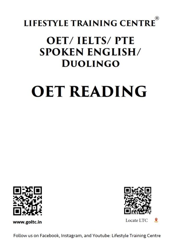 OET Practice book
